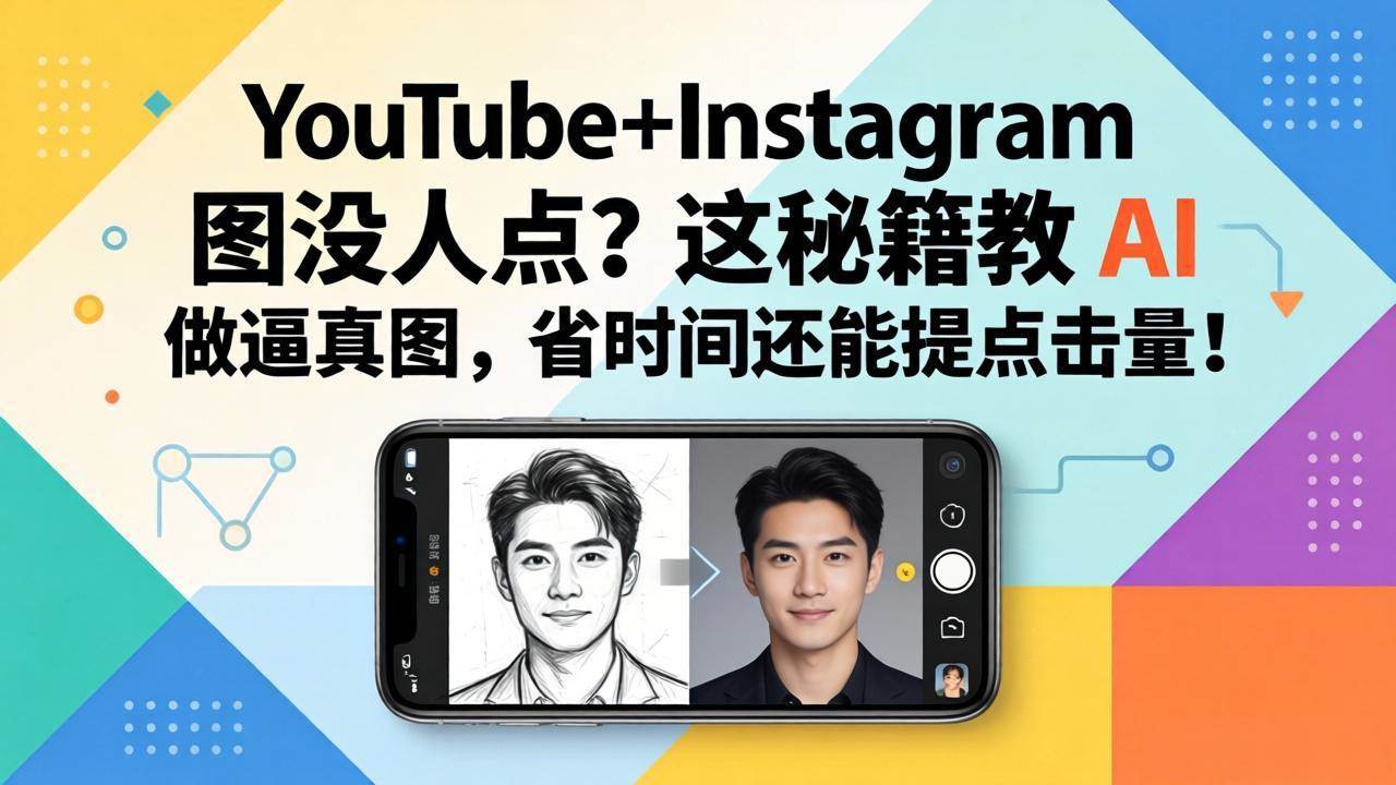 （17911期）YouTube+Instagram 图没人点？这秘籍教 AI 做逼真图，省时间还能提点击量-玩备项目资源网